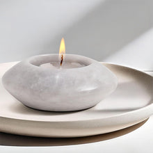 Load image into Gallery viewer, Tea Light Candle Holders Set of 3 – Handcrafted Natural Marble Tealight & Votive Holders