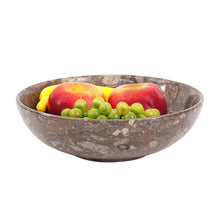 Load image into Gallery viewer, Marble Fruit Bowl Without Stand - Kitchen Serving Bowl
