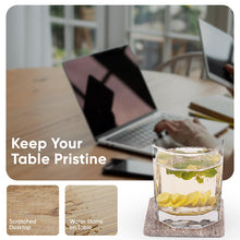 Load image into Gallery viewer, Full square coaster set with holder