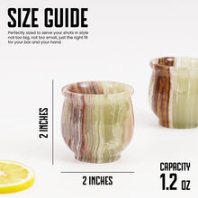 Load image into Gallery viewer, Marble Tequila Shot Glasses
