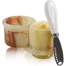 Load image into Gallery viewer, Mini Butter Keeper with Stainless Steel Knife Design C Butter Dish & butter container