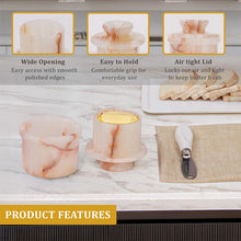 Load image into Gallery viewer, Mini Butter Keeper with Stainless Steel Knife Design C Butter Dish & butter container