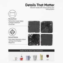 Load image into Gallery viewer, Full square coaster set with holder