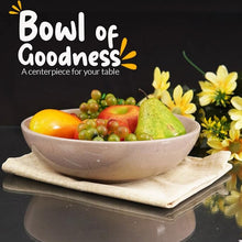 Load image into Gallery viewer, Marble Fruit Bowl Without Stand - Kitchen Serving Bowl - 25 cm