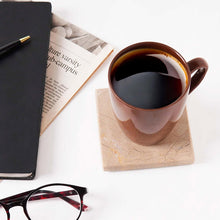 Load image into Gallery viewer, Marble Set of 6 Kitchen Square Coaster Plates