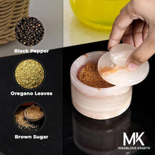 Load image into Gallery viewer, Stylish Marble Salt Cellar Trinket Box Kitchen Décor Salt Pepper Bowls