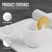 Load image into Gallery viewer, Marble Tequila Shot Glasses