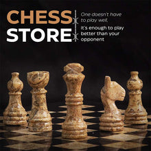 Load image into Gallery viewer, Small Black & Coral chess with Standard Storage - 25cm
