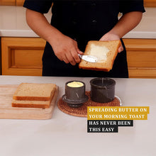 Load image into Gallery viewer, Mini Butter Keeper with Stainless Steel Knife Design C Butter Dish & butter container