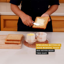 Load image into Gallery viewer, Mini Butter Keeper with Stainless Steel Knife Design C Butter Dish & butter container