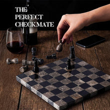 Load image into Gallery viewer, Marble Chess Set 10" Chess Games with 32 Chess Pieces & 2 Extra Queens for Beginner Board Games, Valentine’s Day Game Nights