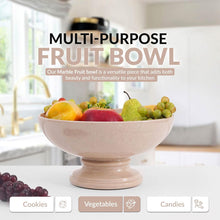 Load image into Gallery viewer, Fruit Bowl Marble Home Décor Kitchen Organization Bowl For Kitchen Counter Top - B