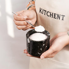 Load image into Gallery viewer, Stylish Marble Salt Cellar with Tray, Trinket Box Kitchen Décor Salt Pepper Bowls