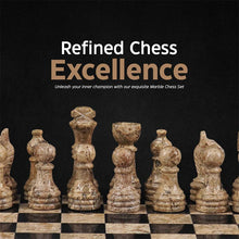 Load image into Gallery viewer, Small Black & Coral chess with Standard Storage - 25cm