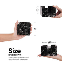 Load image into Gallery viewer, Full square coaster set with holder