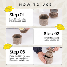 Load image into Gallery viewer, Marble Butter Dish - Butter Crock