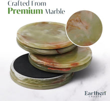 Load image into Gallery viewer, COASTER SET - ROUND WITH CAP