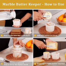 Load image into Gallery viewer, Mini Butter Keeper with Stainless Steel Knife Design C Butter Dish & butter container