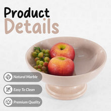 Load image into Gallery viewer, Fruit Bowl Marble Home Décor Kitchen Organization Bowl For Kitchen Counter Top - B