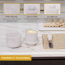 Load image into Gallery viewer, Mini Butter Keeper with Stainless Steel Knife Design C Butter Dish & butter container