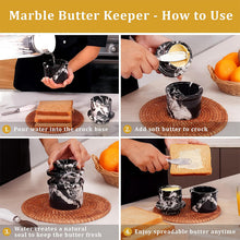 Load image into Gallery viewer, Mini Butter Keeper with Stainless Steel Knife Design C Butter Dish & butter container