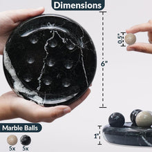 Load image into Gallery viewer, Marble Tic Tac Toe Game Set Handmade Strategy Board Games for Coffee Table Decor