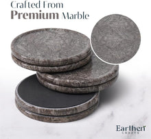 Load image into Gallery viewer, COASTER SET - ROUND WITH CAP