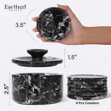 Load image into Gallery viewer, COASTER SET - ROUND WITH CAP