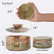 Load image into Gallery viewer, COASTER SET - ROUND WITH CAP