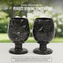 Load image into Gallery viewer, Marble Bar Wine Glasses