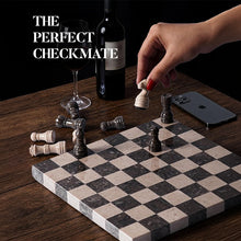 Load image into Gallery viewer, Marble Chess Set 10" Chess Games with 32 Chess Pieces & 2 Extra Queens for Beginner Board Games, Valentine’s Day Game Nights