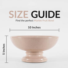 Load image into Gallery viewer, Fruit Bowl Marble Home Décor Kitchen Organization Bowl For Kitchen Counter Top - B