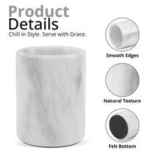 Load image into Gallery viewer, Luxury Marble Wine Chiller | Natural Stone Wine Cooler for Champagne & Wine Bottles