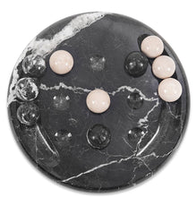 Load image into Gallery viewer, Marble Tic Tac Toe Game Set Handmade Strategy Board Games for Coffee Table Decor