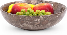 Load image into Gallery viewer, Marble Fruit Bowl Without Stand - Kitchen Serving Bowl - 25 cm
