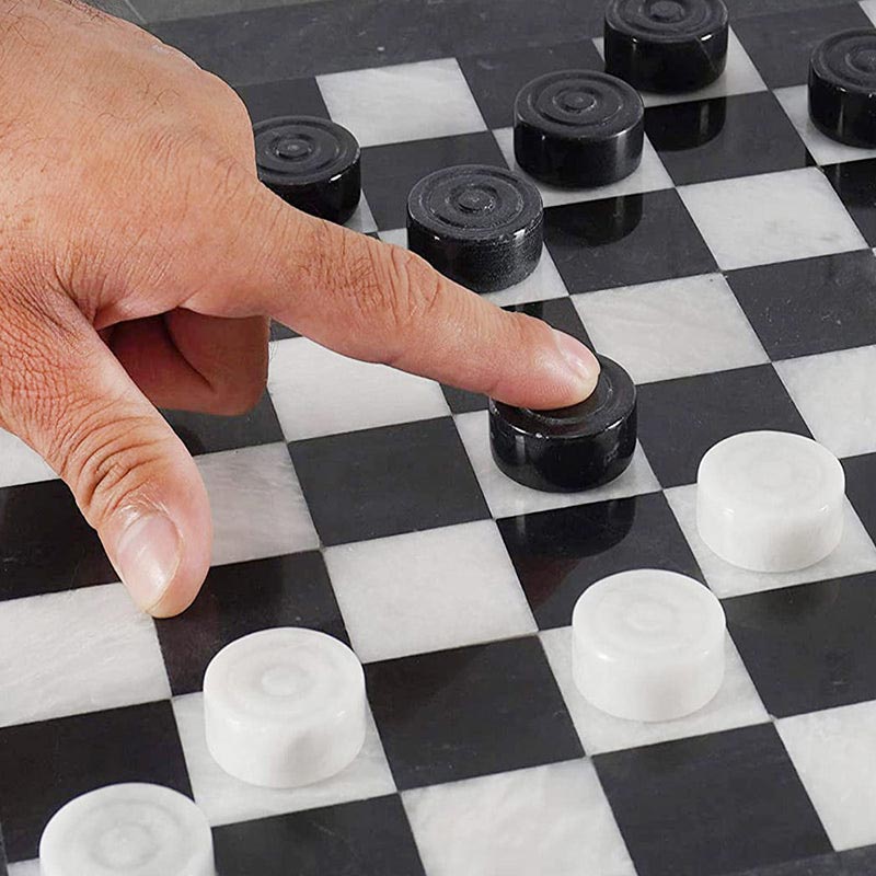 Marble checkers set deals