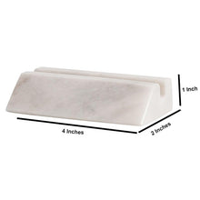 Load image into Gallery viewer, Business Card Holder Black Handmade Marble Office Desk Organizers