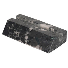 Load image into Gallery viewer, Business Card Holder Black Handmade Marble Office Desk Organizers