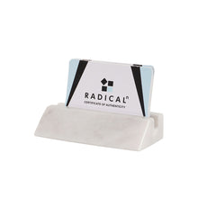 Load image into Gallery viewer, Business Card Holder Black Handmade Marble Office Desk Organizers