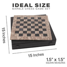 Load image into Gallery viewer,  Chess board, chess set, marble chess set