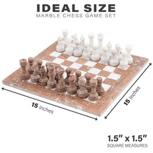Load image into Gallery viewer, Chess board, chess set, marble chess set