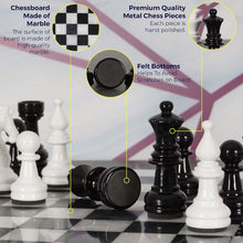 Load image into Gallery viewer, Chess board, chess set, marble chess set