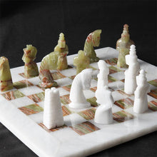 Load image into Gallery viewer,  Chess board, chess set, marble chess set