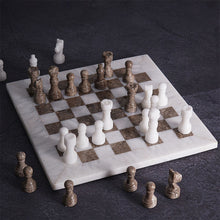 Load image into Gallery viewer,  Chess board, chess set, marble chess set