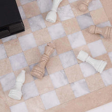 Load image into Gallery viewer, Verona and White chess set -38cm With Standard Storage