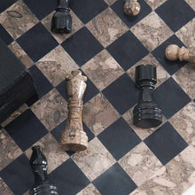 Load image into Gallery viewer, Black and Oceanic Chess Set -38cm With Standard Storage