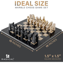 Load image into Gallery viewer, Chess board, chess set, marble chess set