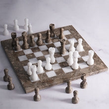 Load image into Gallery viewer,  Chess board, chess set, marble chess set