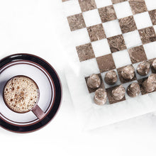 Load image into Gallery viewer,  Chess board, chess set, marble chess set