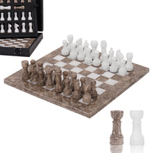 Load image into Gallery viewer,  Chess board, chess set, marble chess set